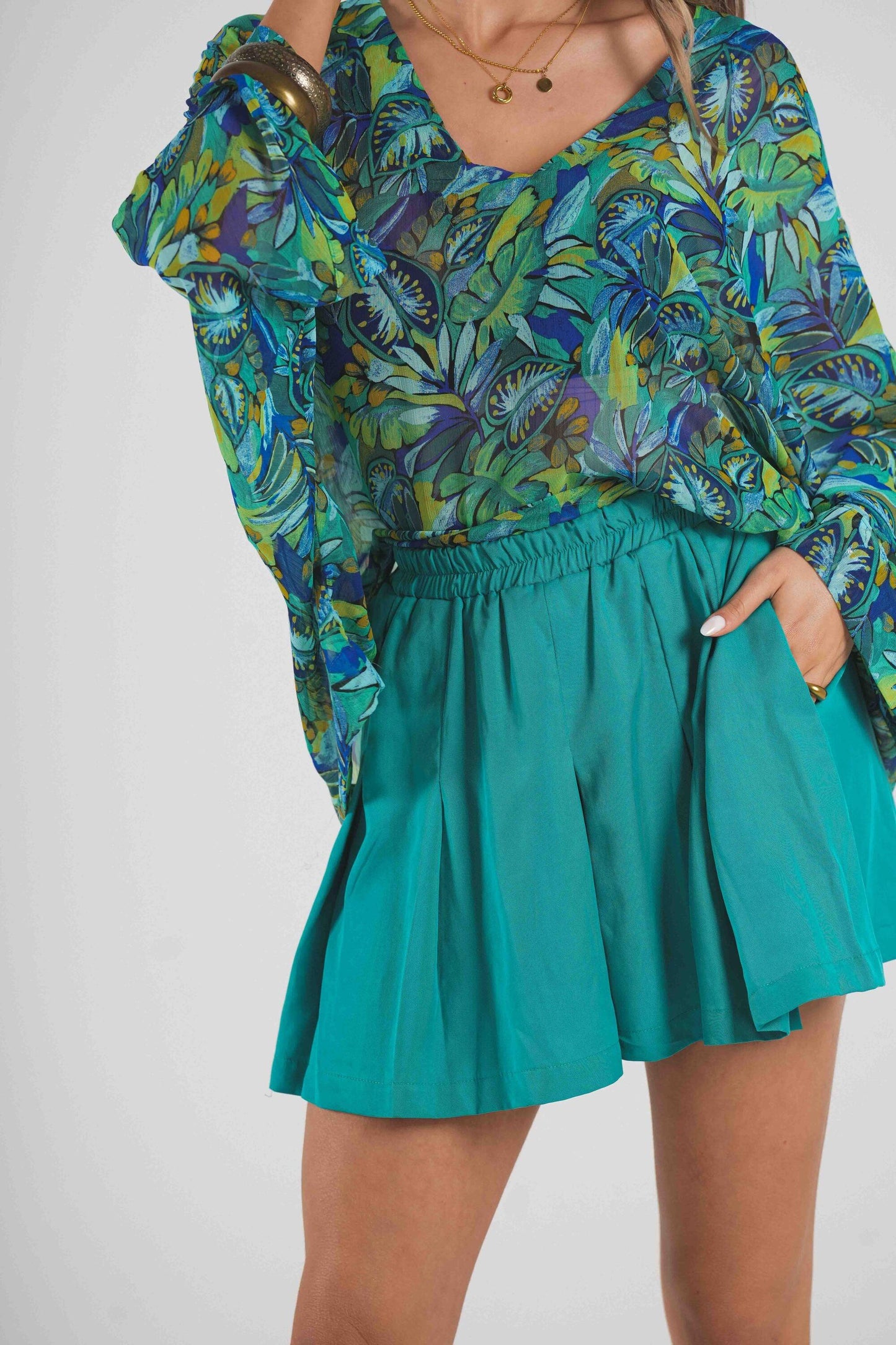 Conjunto Blusa y Pantalón Corto