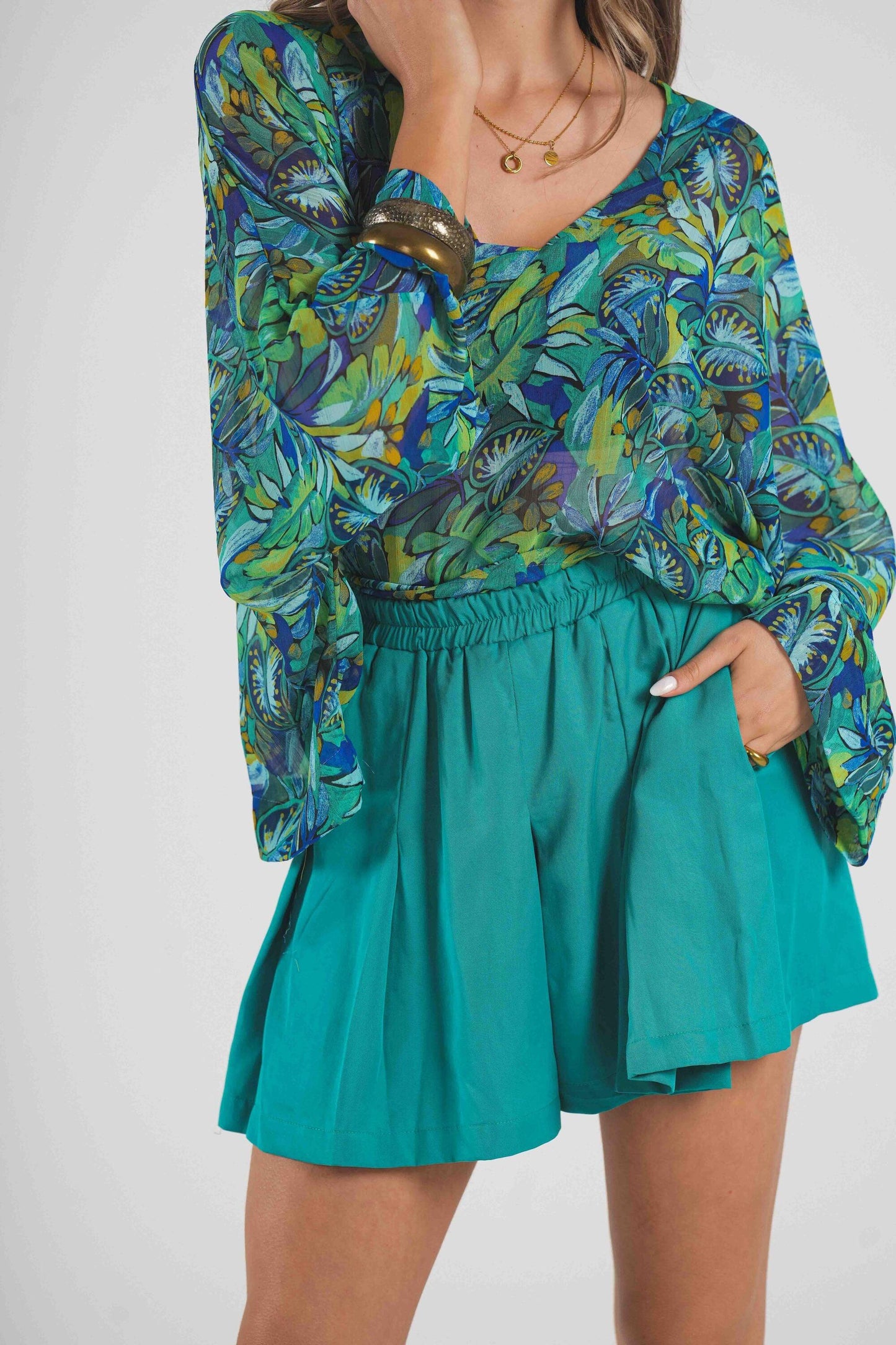 Conjunto Blusa y Pantalón Corto