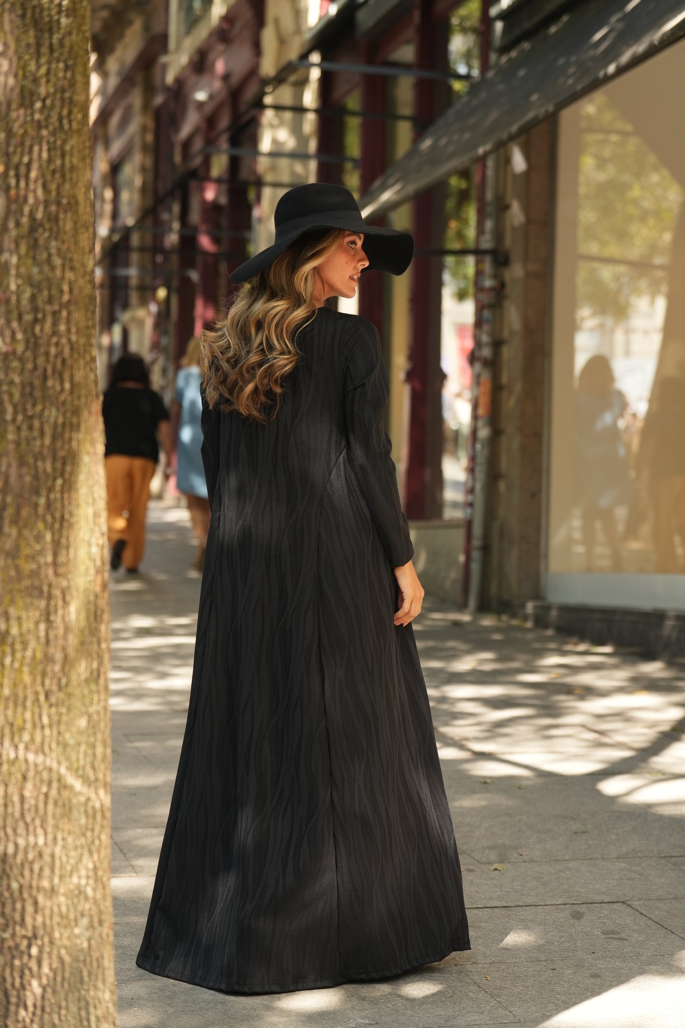Vestido largo de punto