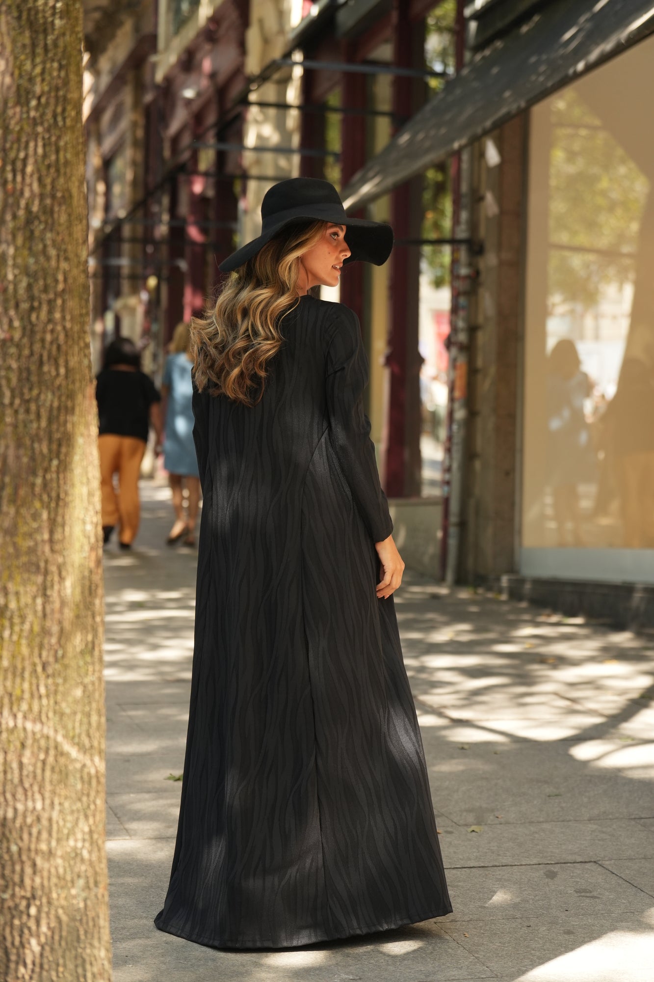 Vestido largo de punto