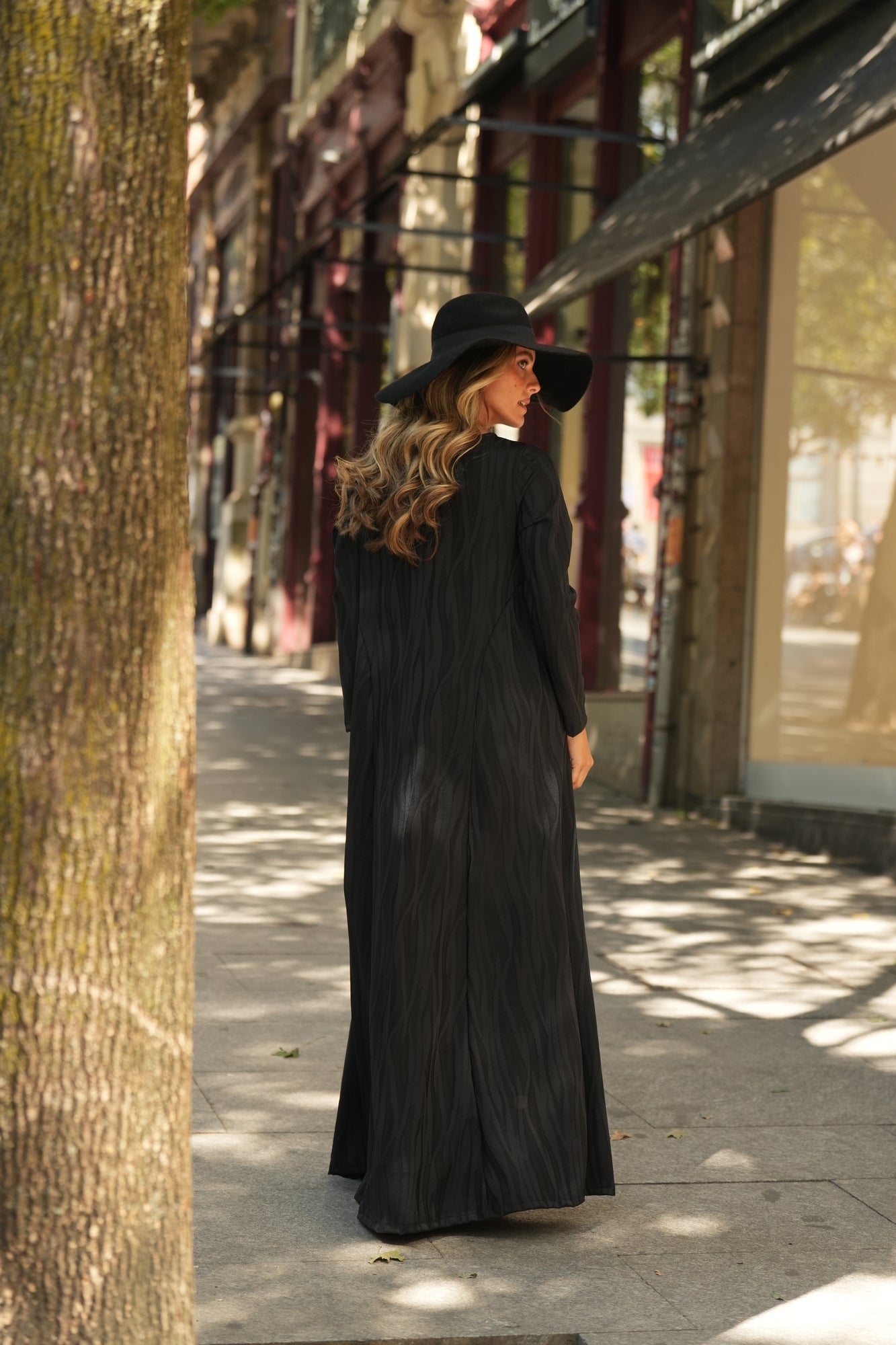 Vestido largo de punto