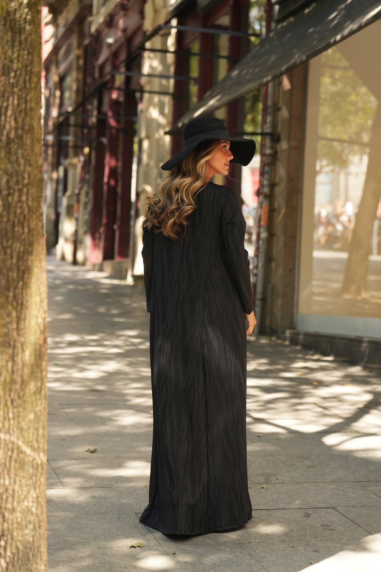 Vestido largo de punto