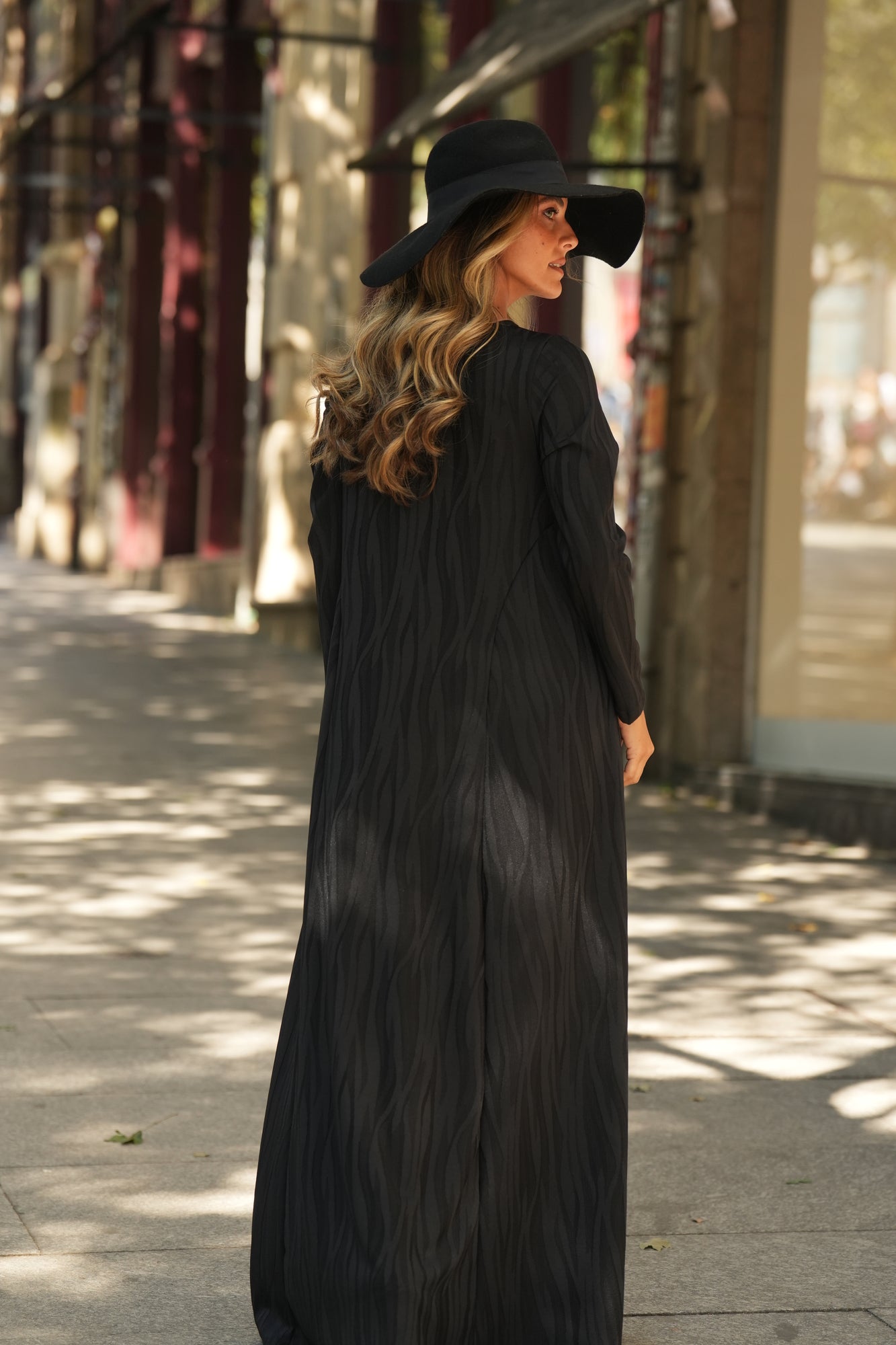 Vestido largo de punto