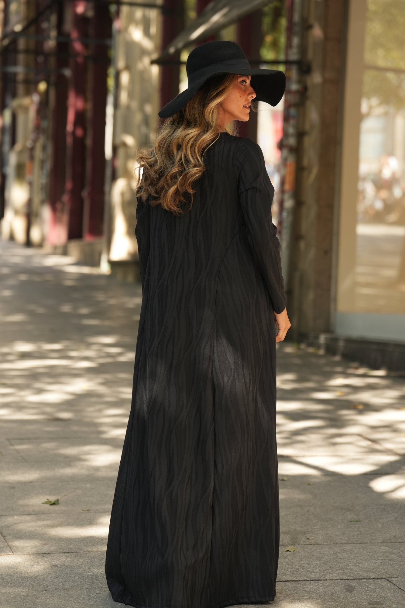 Vestido largo de punto