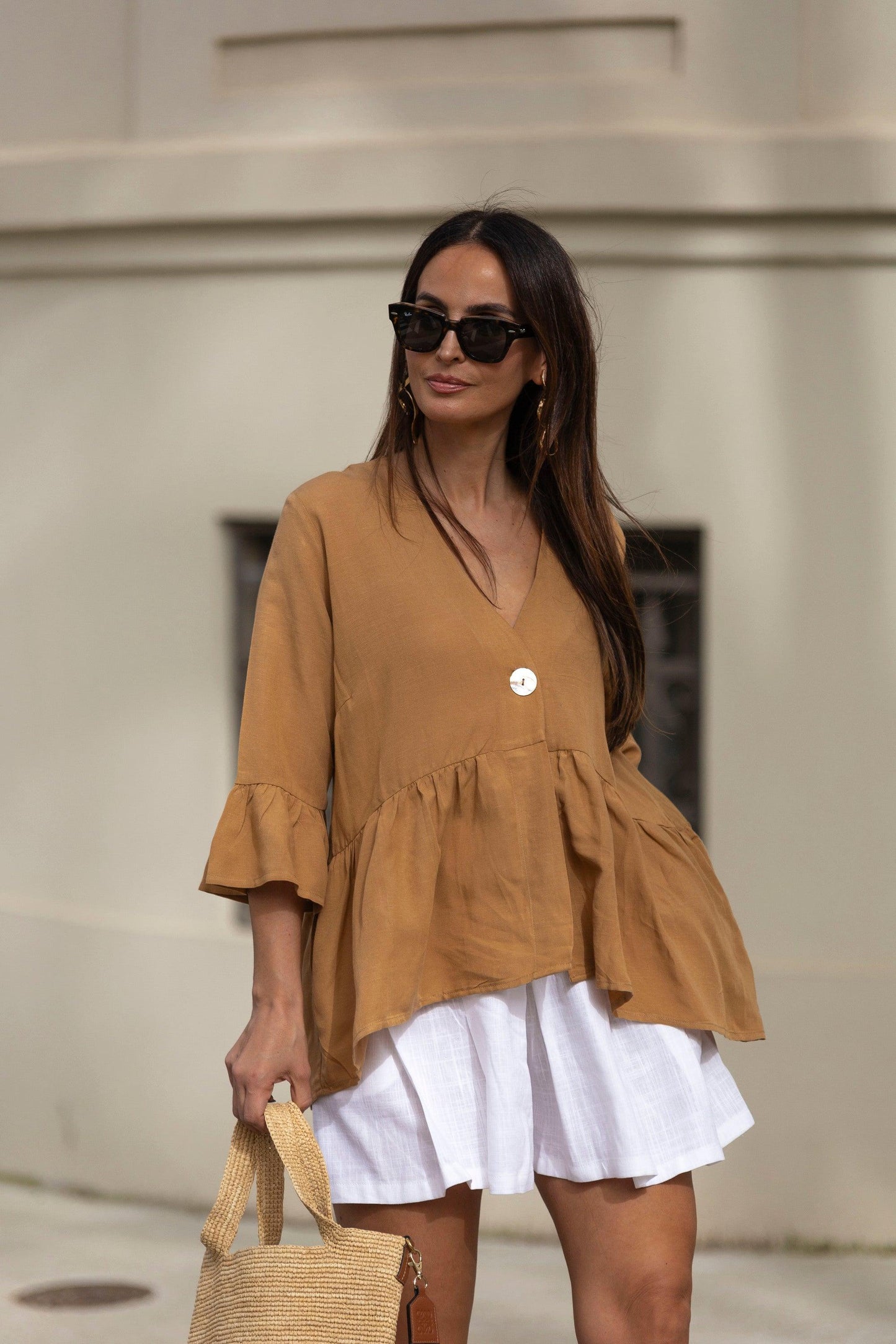 blusa con botones