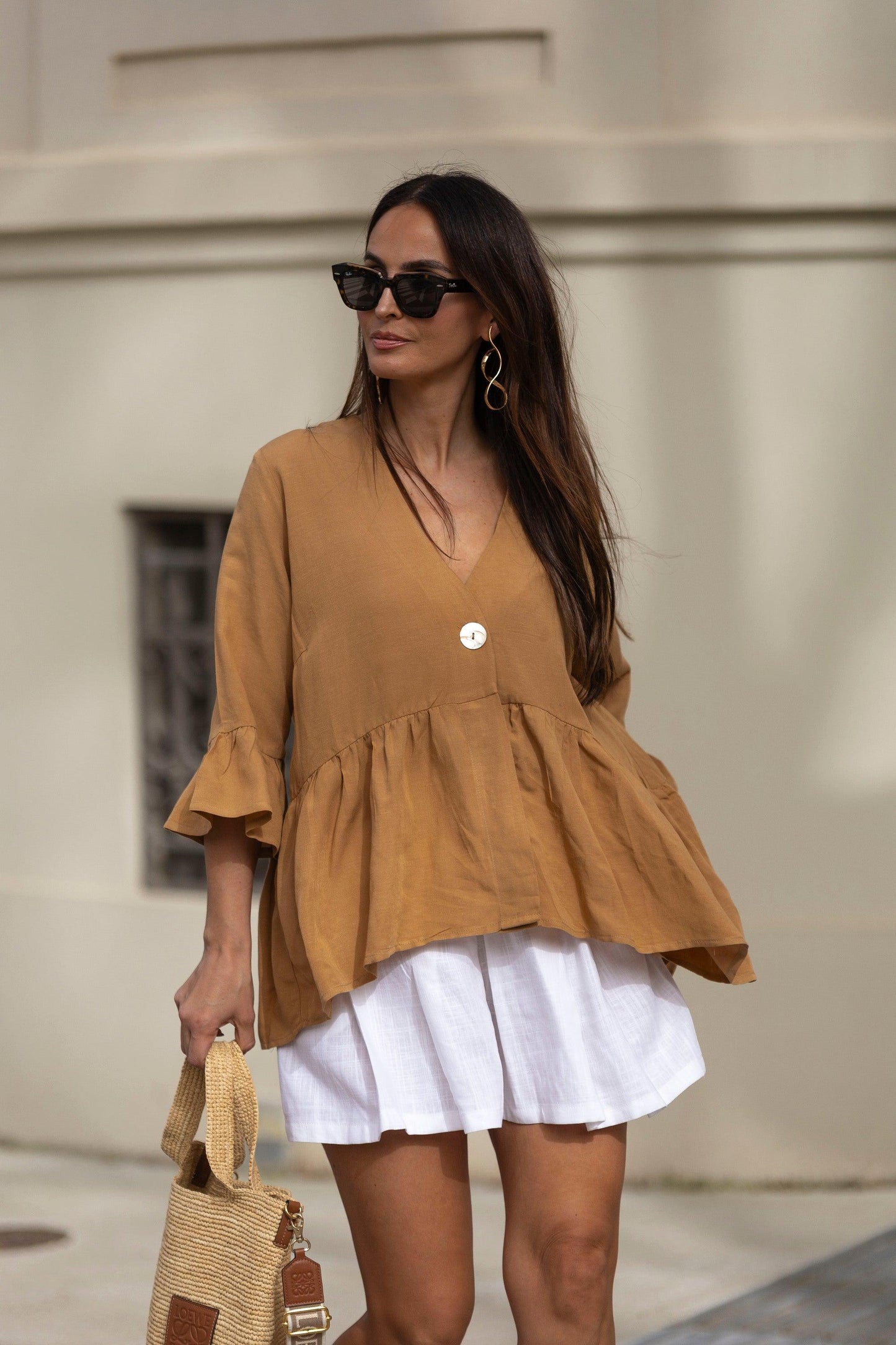 blusa con botones