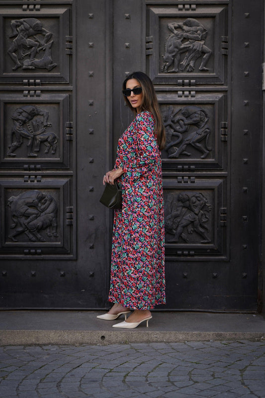 Vestido largo de punto