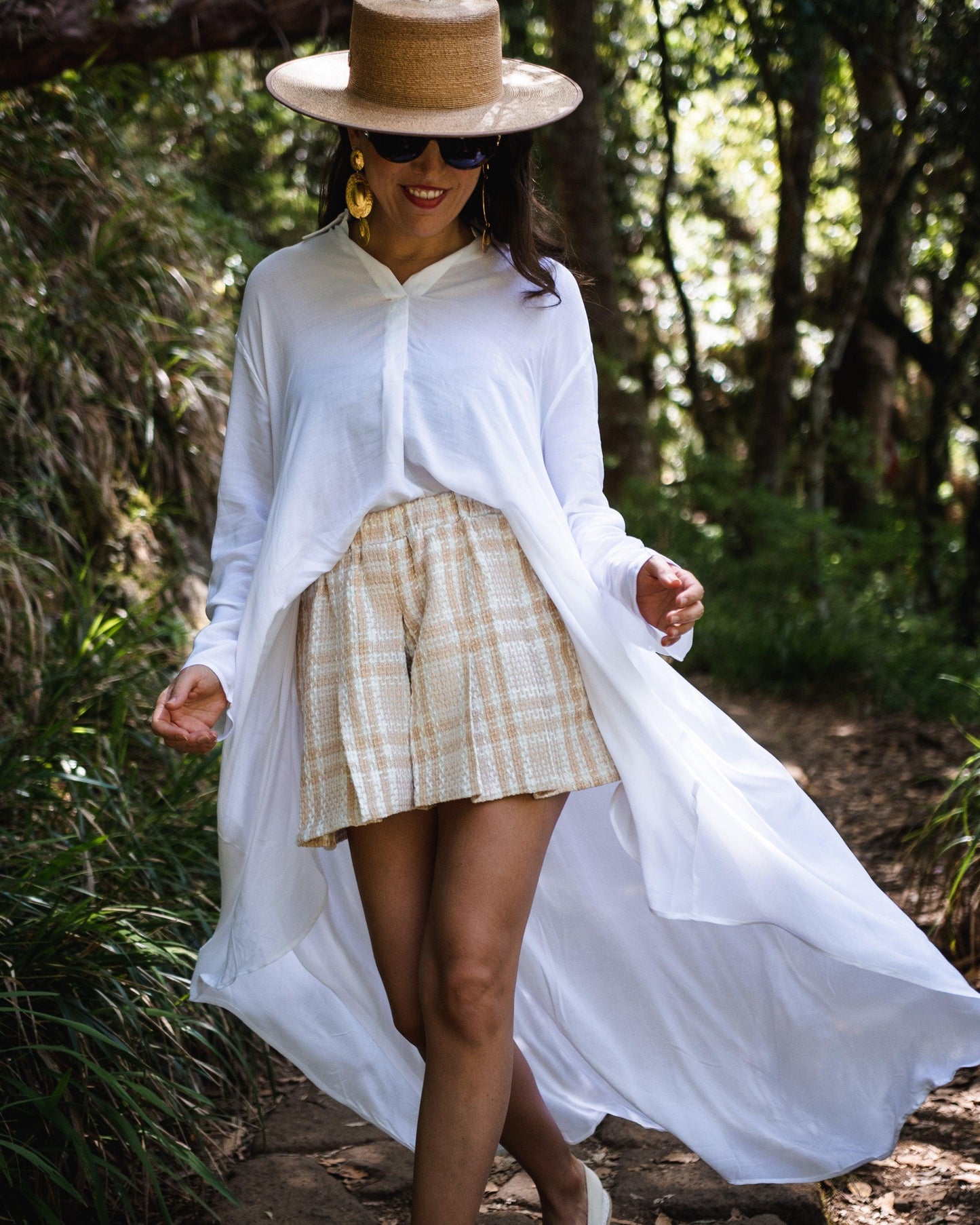 blusa asimétrica