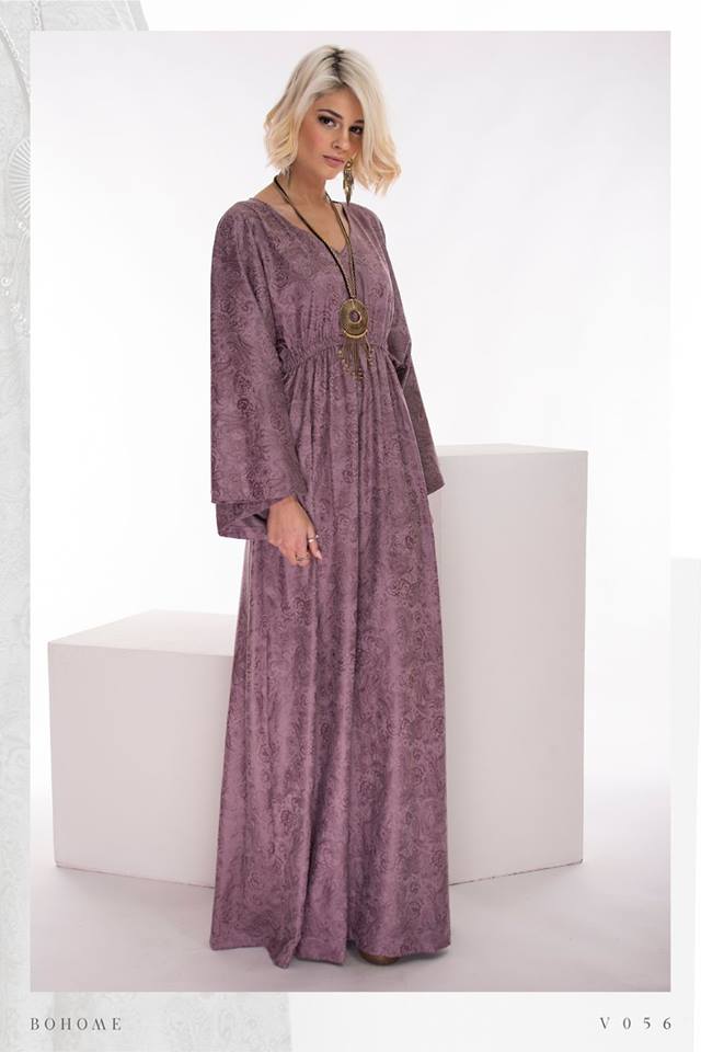 <transcy>Vestido con manga kimono</transcy>