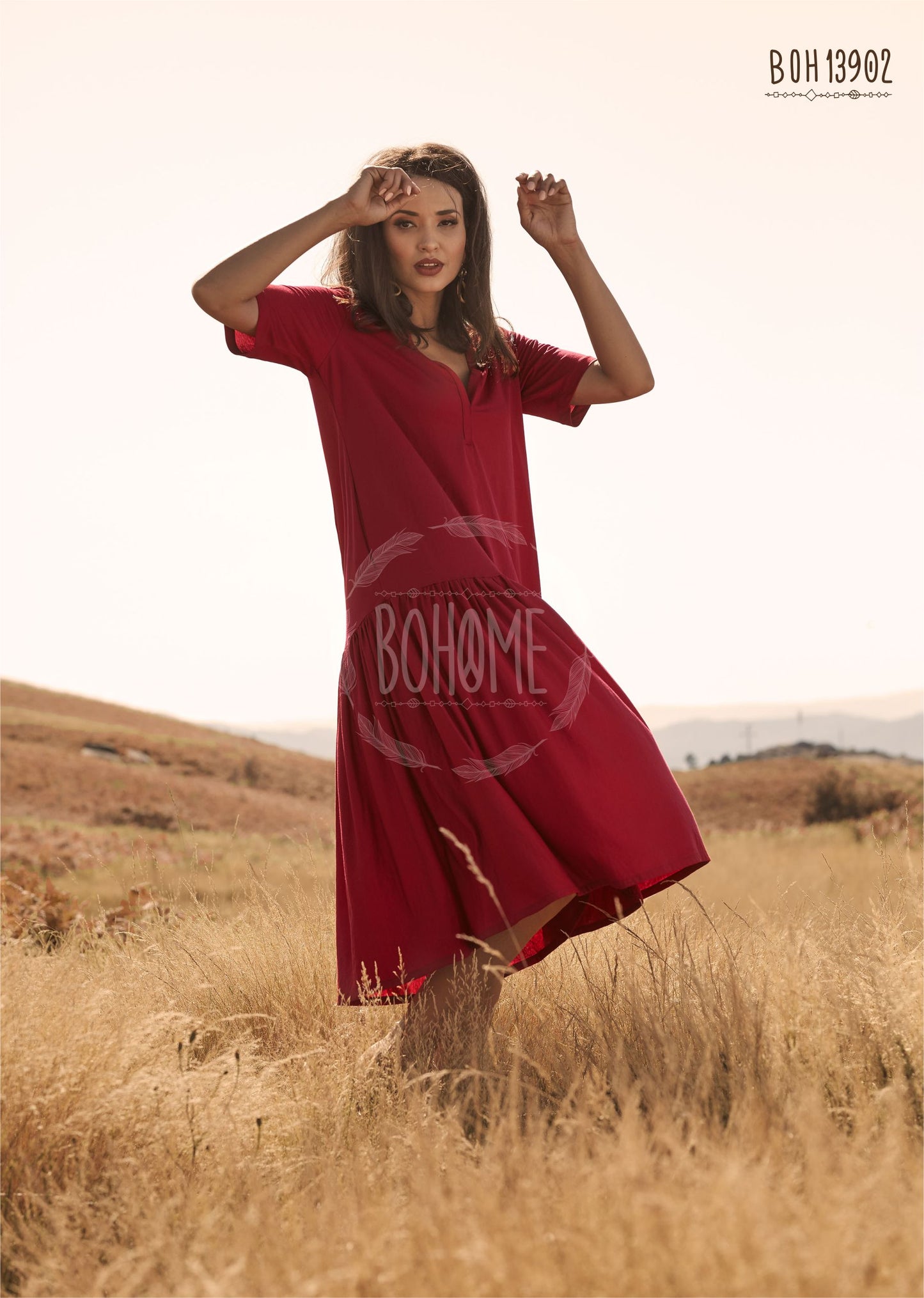 vestido con volante