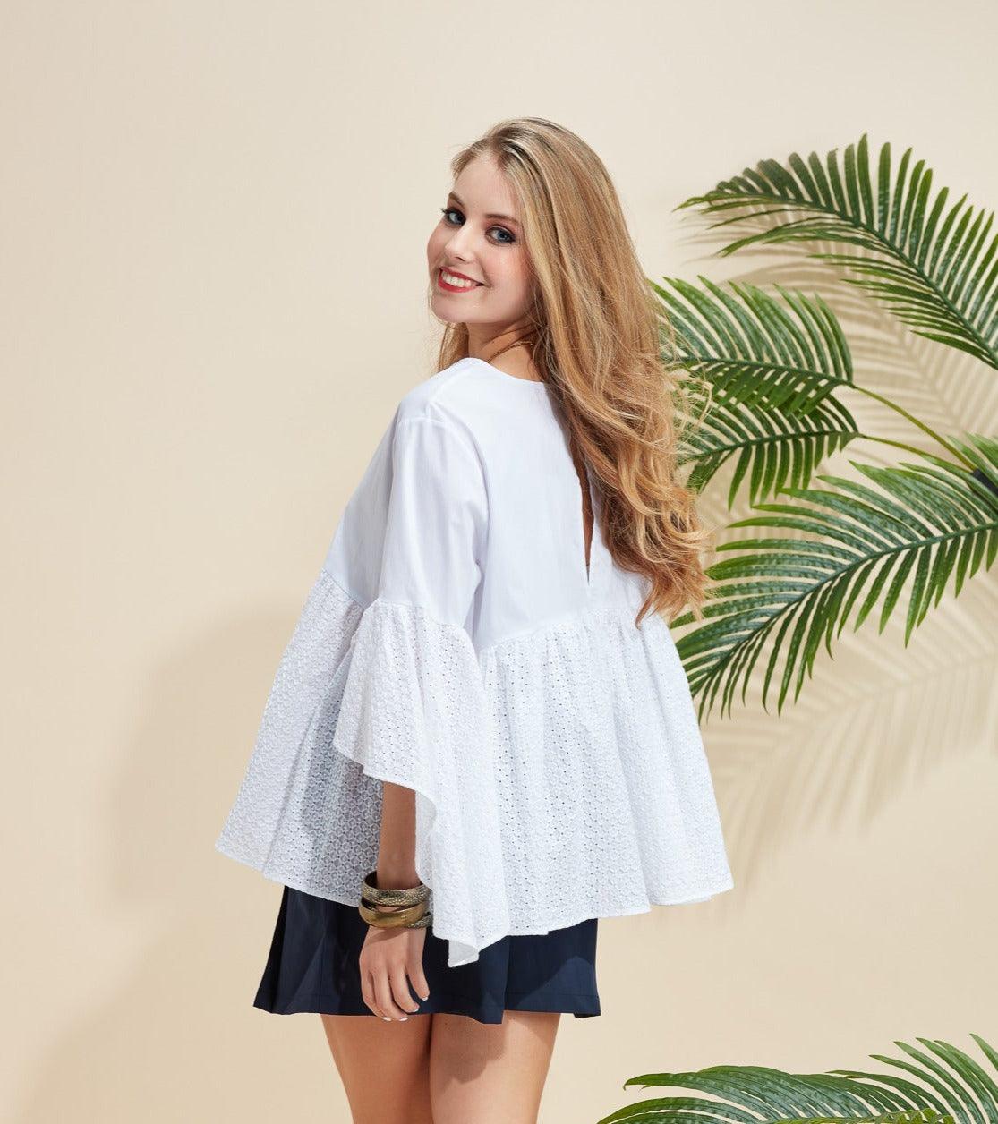 blusa con bordado