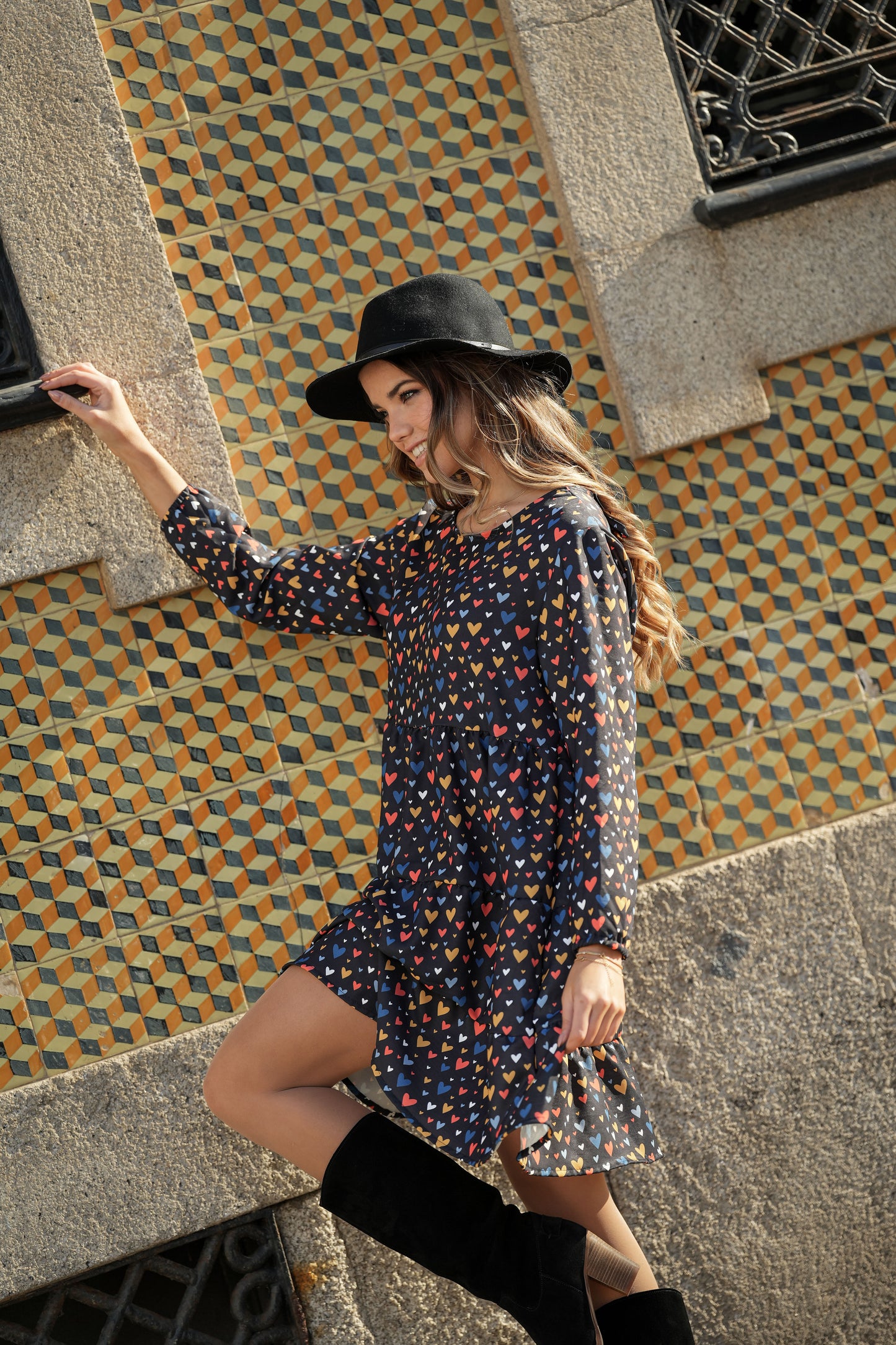 vestido corto corazones