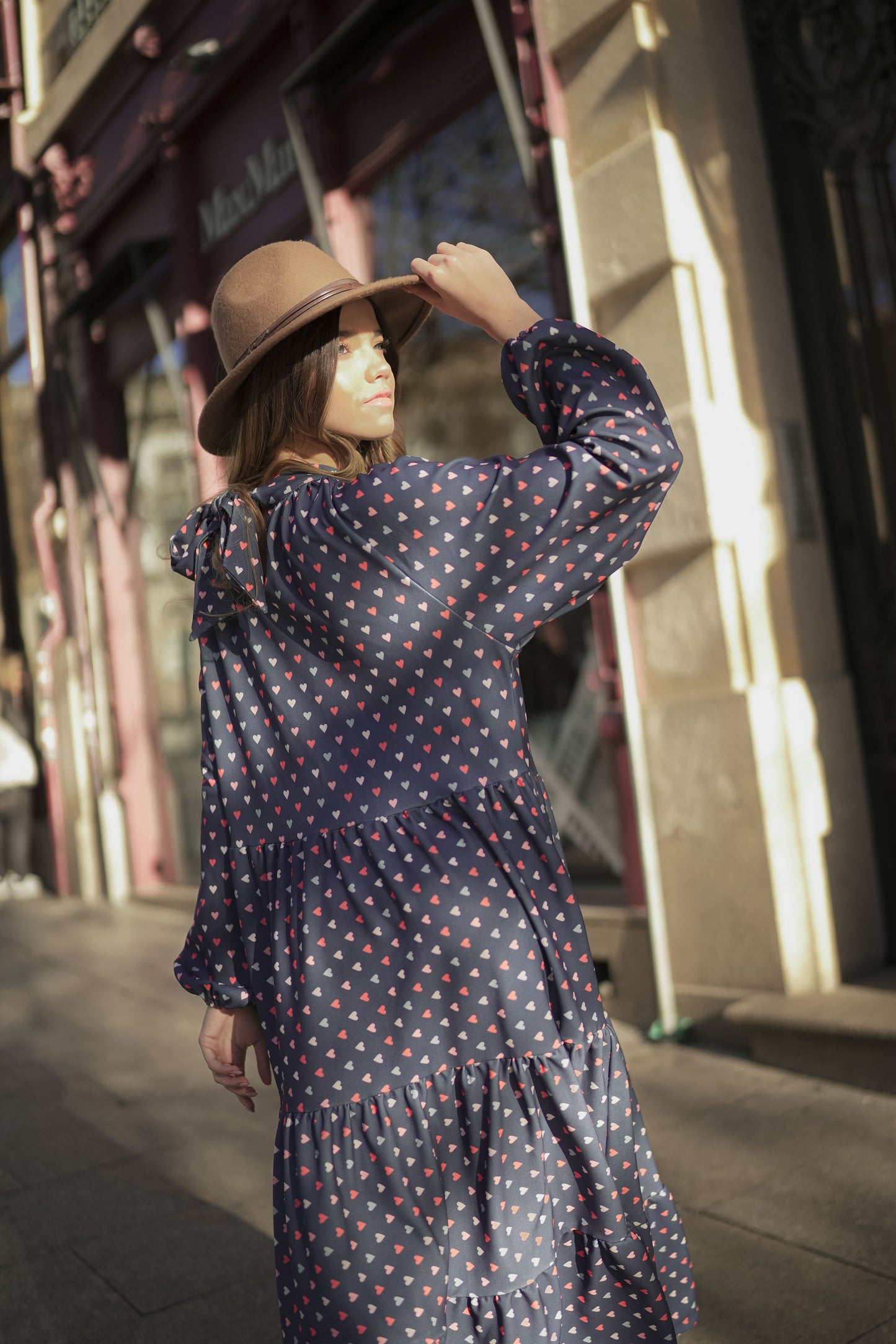 vestido largo corazones