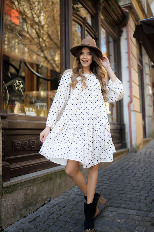 vestido corto corazones