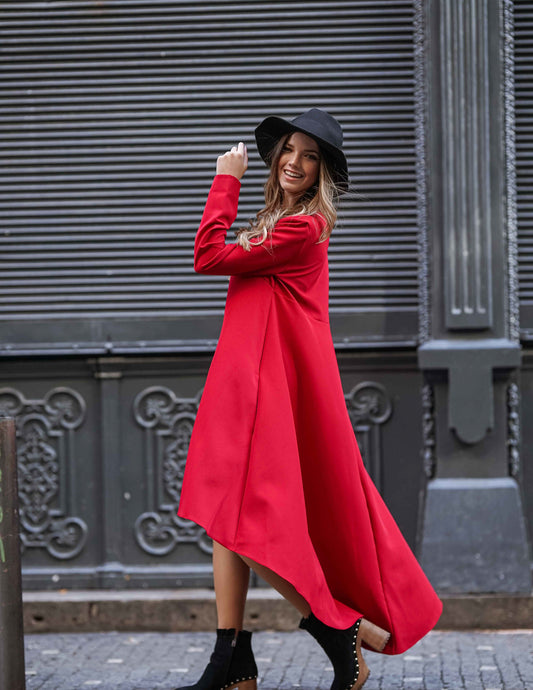 <transcy>Vestido asimétrico</transcy>