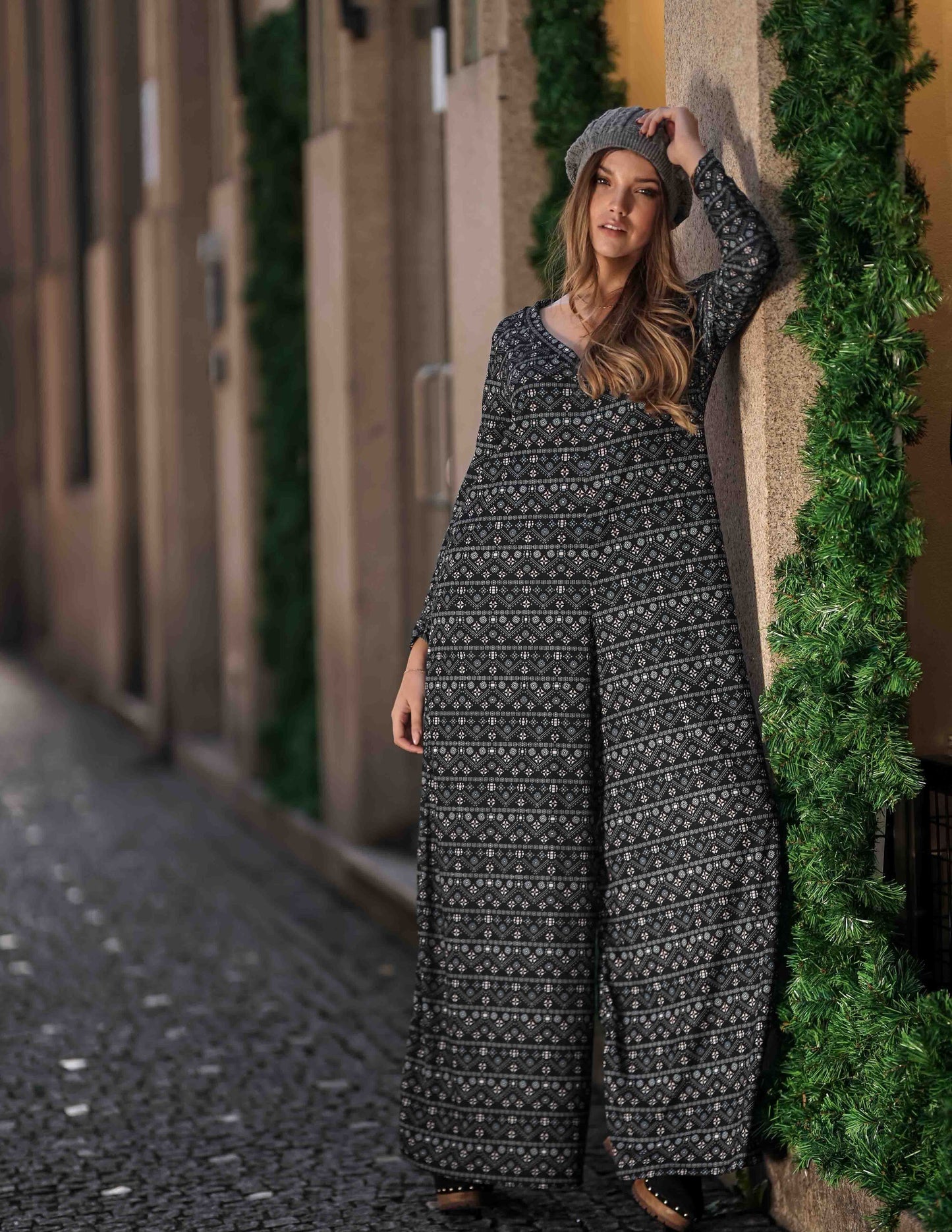 Mono largo estampado