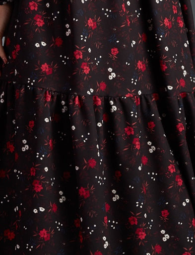 vestido corto estampado