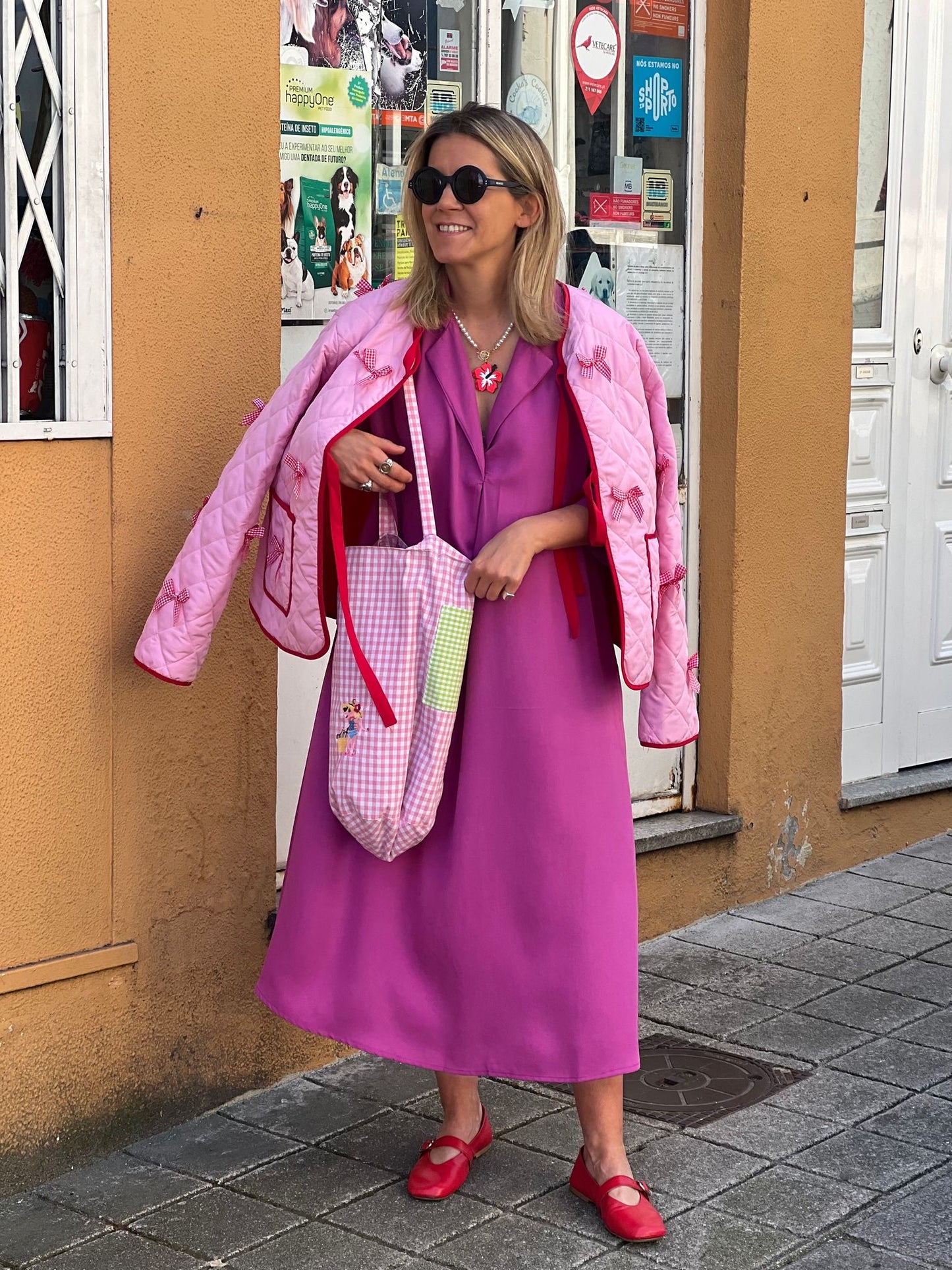 Vestido midi de viscosa