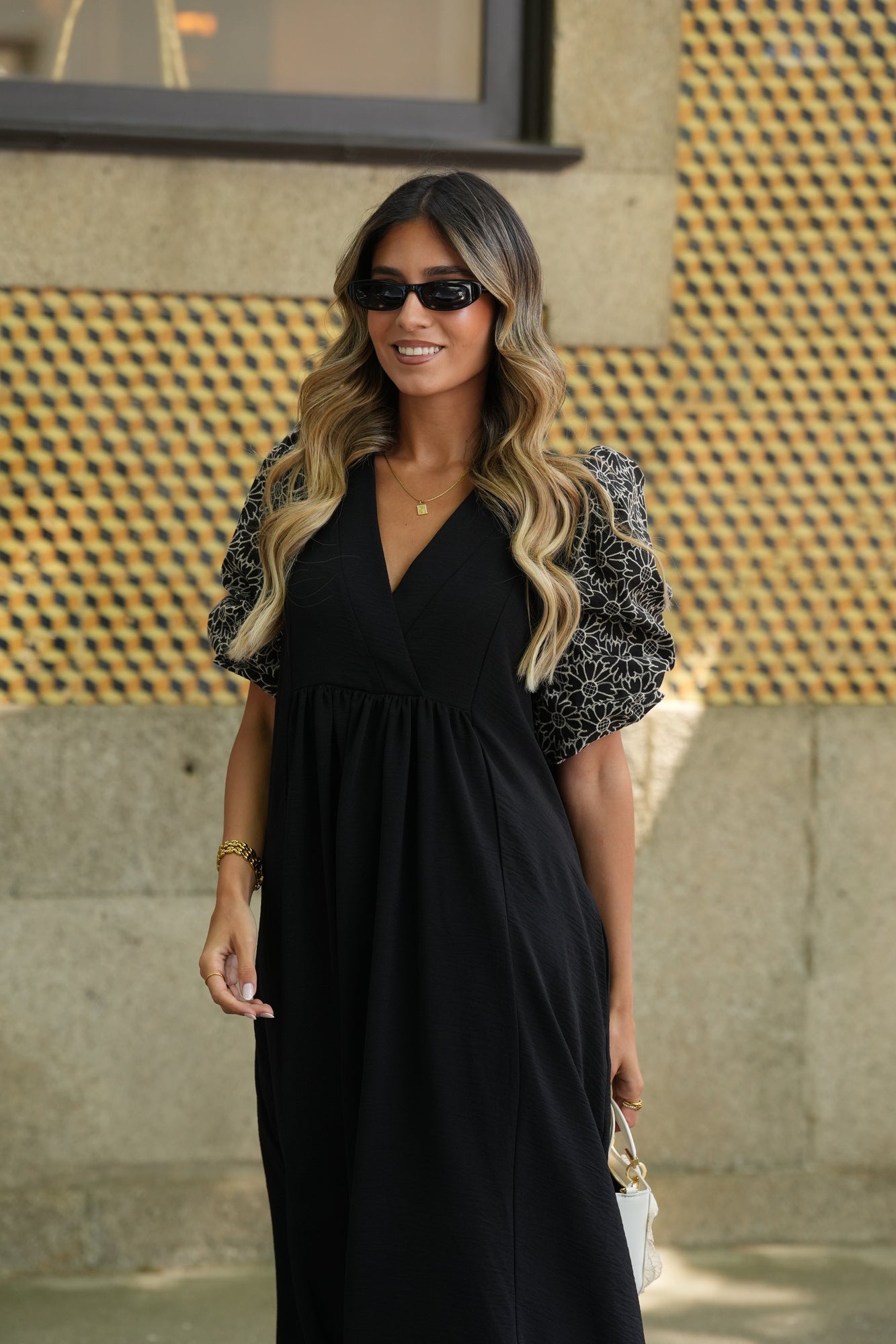 Vestido largo en negro