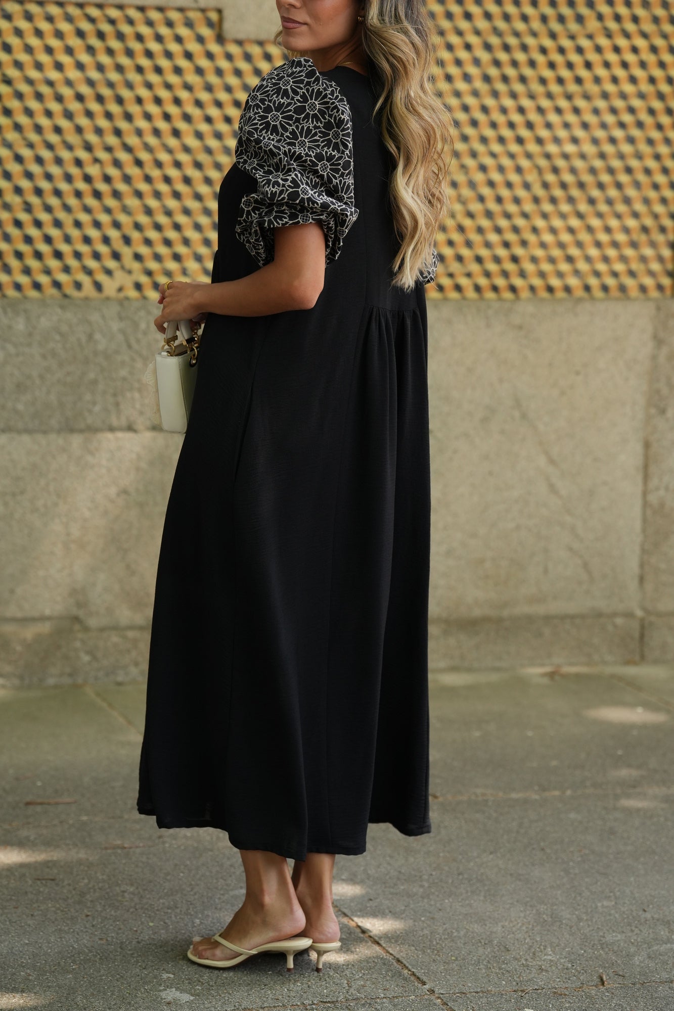 Vestido largo en negro