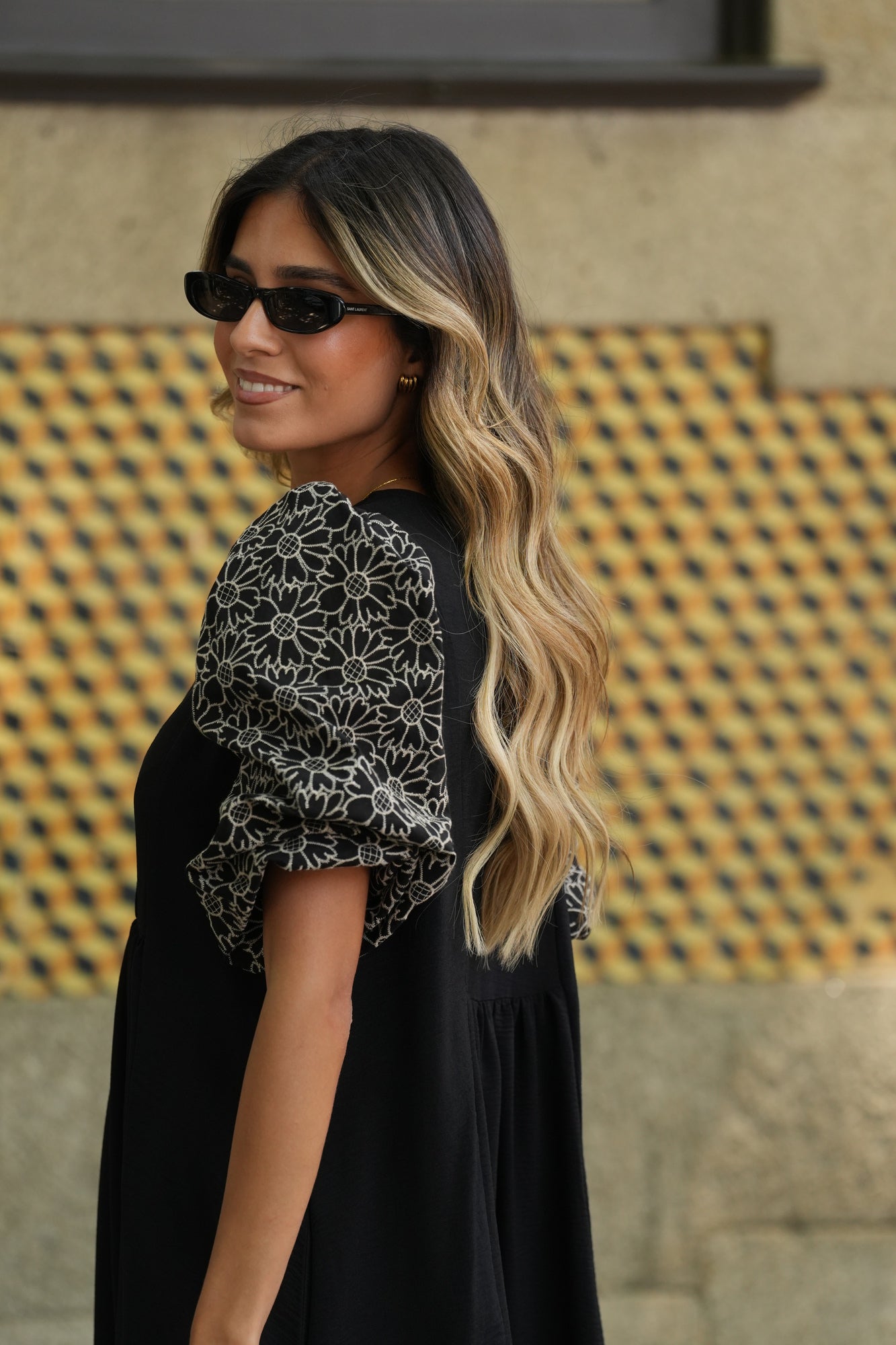 Vestido largo en negro
