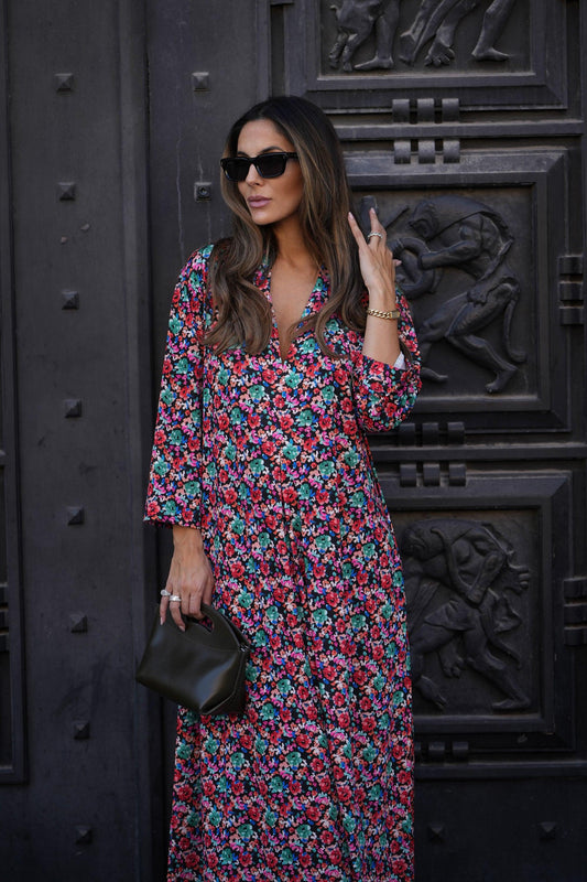 Vestido largo de punto