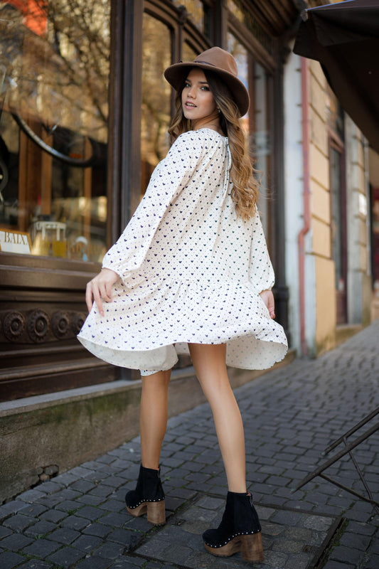 vestido corto corazones