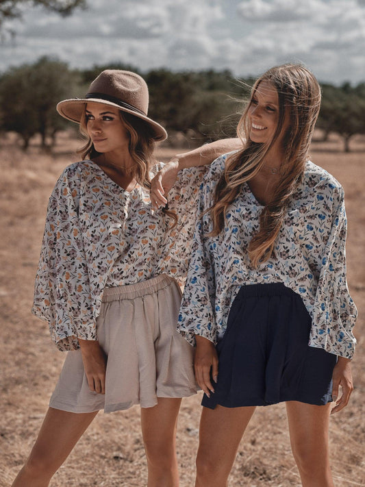 Pantalones con pliegues